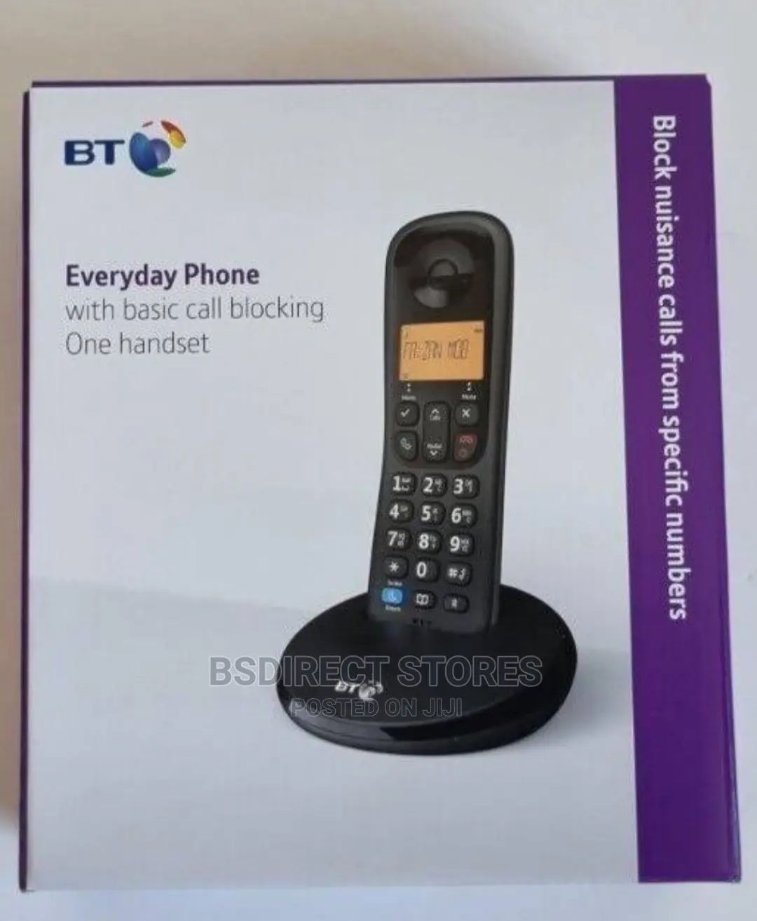 BT Everyday Cordless Home Phone With Basic Call Blocking