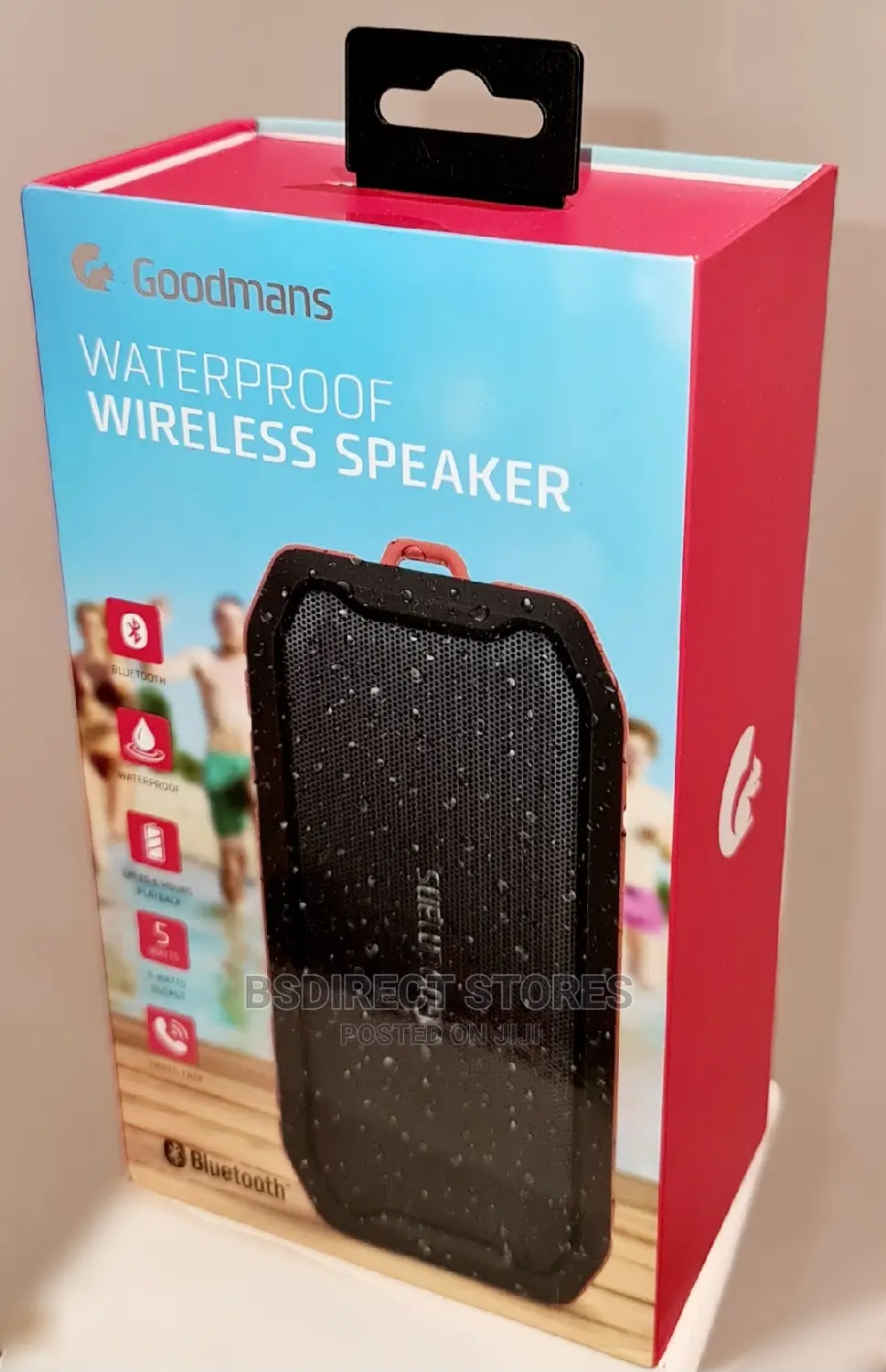 Goodmans Waterproof Wireless Bluetooth Waterproof Speaker