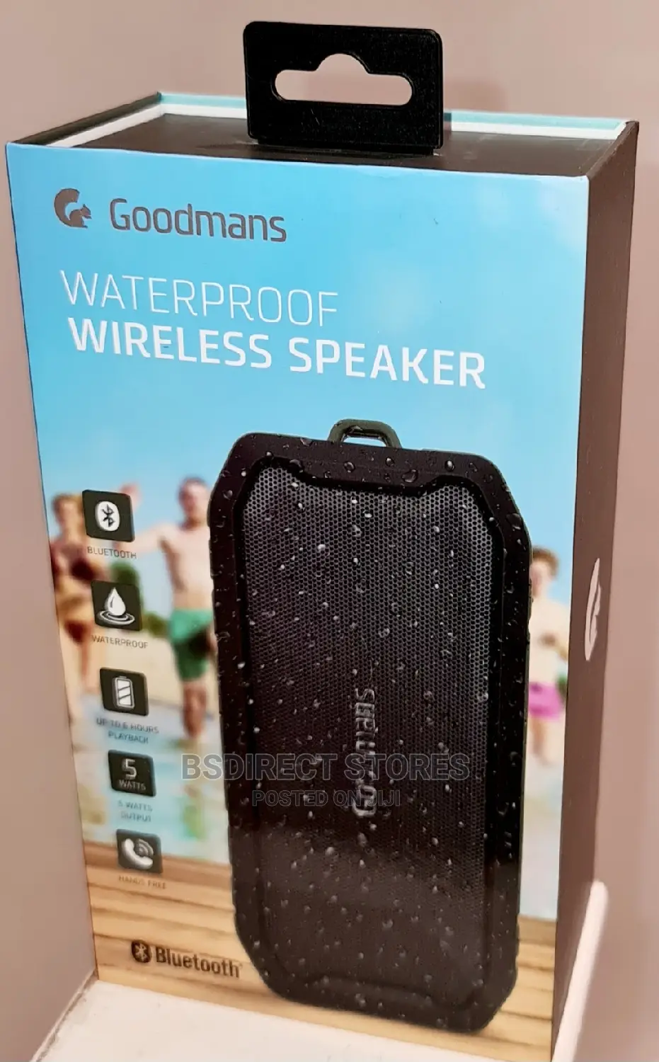 Goodmans Waterproof Wireless Bluetooth Waterproof Speaker
