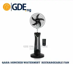 Qasa 16inches Watermist Rechargeable Fan