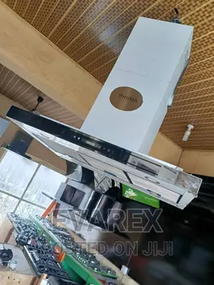 Original Island Black Kitchen Hood Extractor