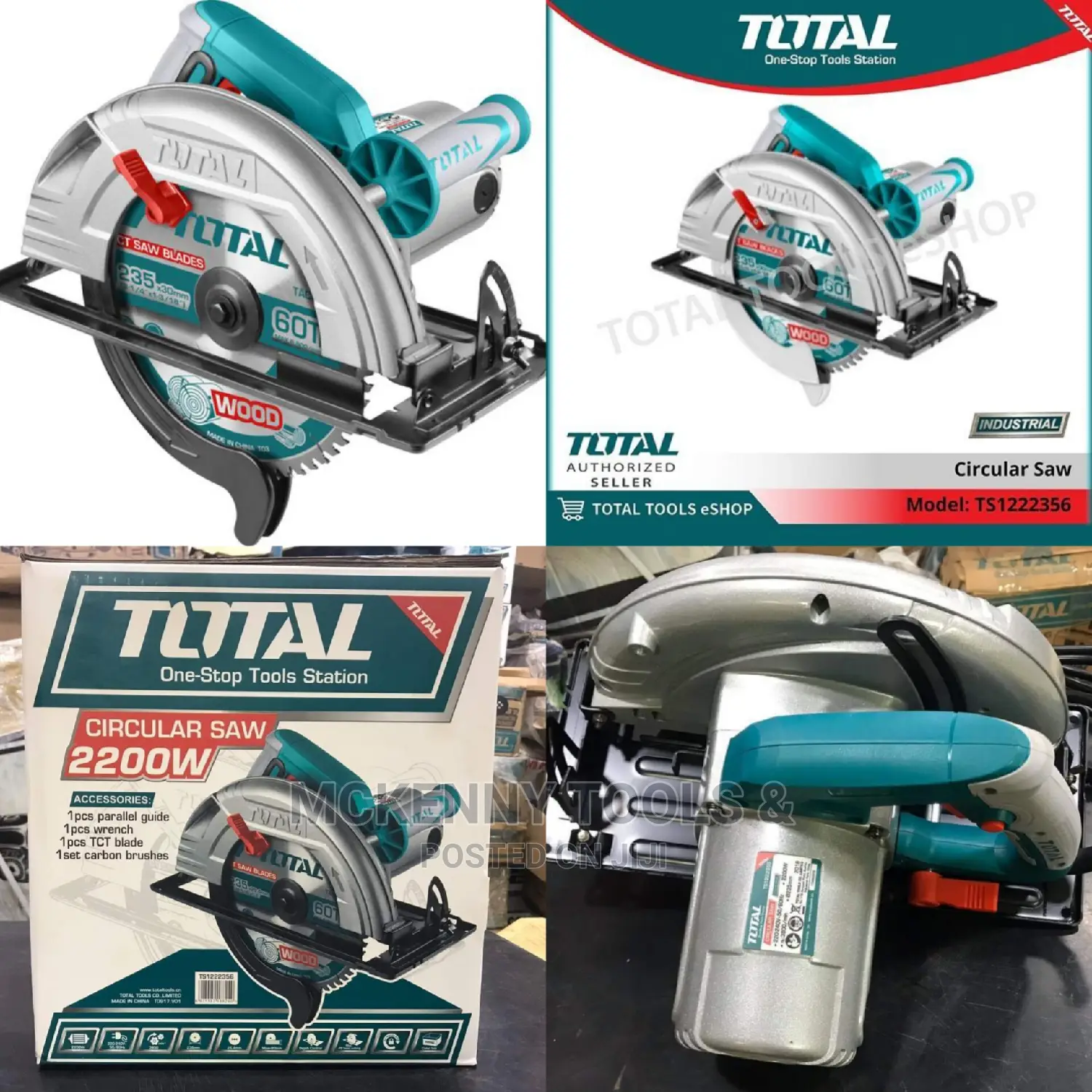 9" Heavy Duty Total Circular Saw 2000 Watts