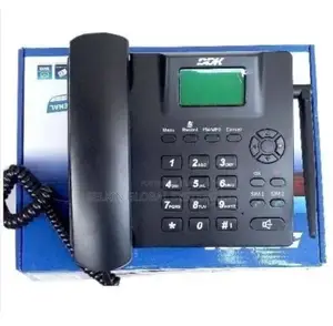 Dual Universal Sim Card Table Phone With Battery Backup