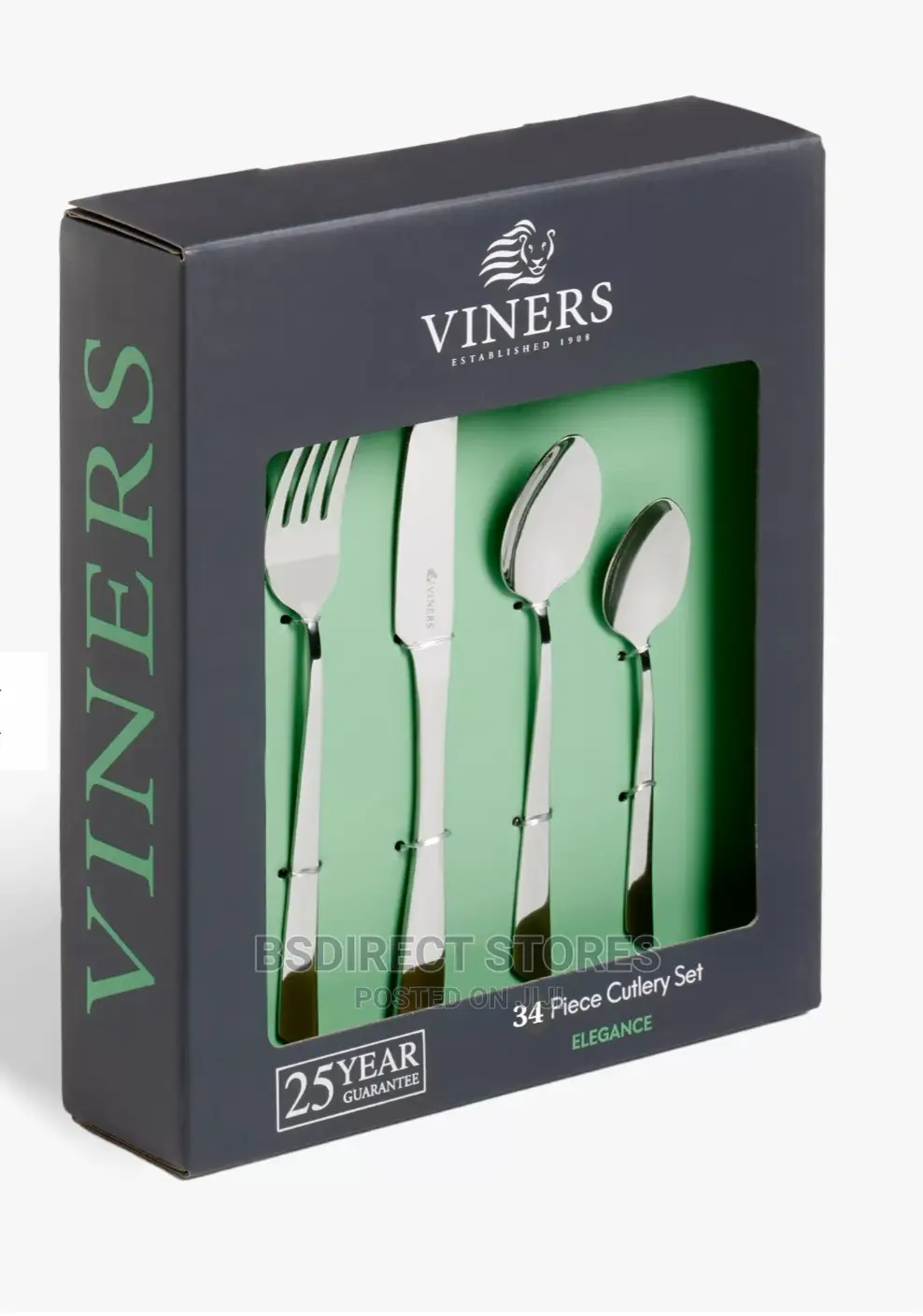 Viners Elegance Cutlery 34 Piece /8 Place Settings Giftbox