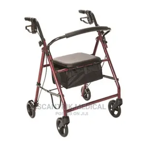 Portable Mobile Walker and Rest Seat for Elderly