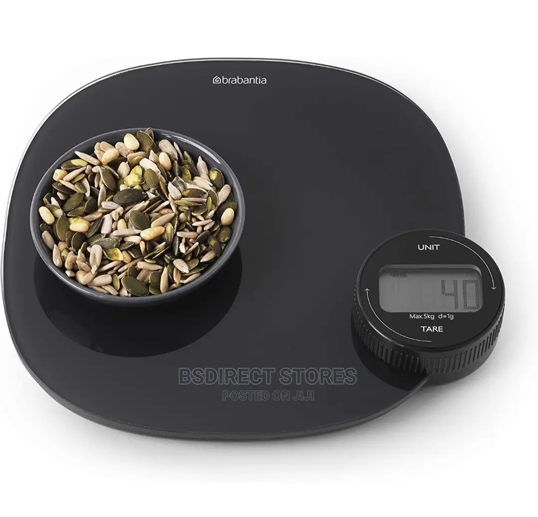 Brabantia Tasty+ Kitchen Digital Scales Plus, Dark Grey