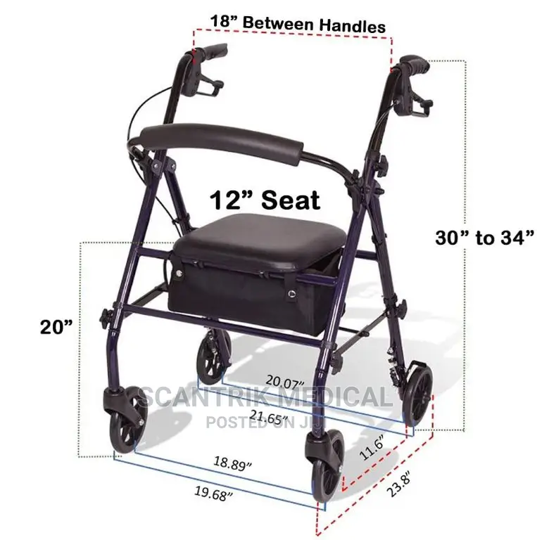 High Quality Folding Walker Wheels