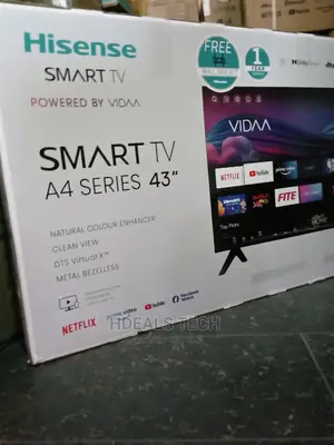 Quality Hisense 43" Smart TV, A4 Series.