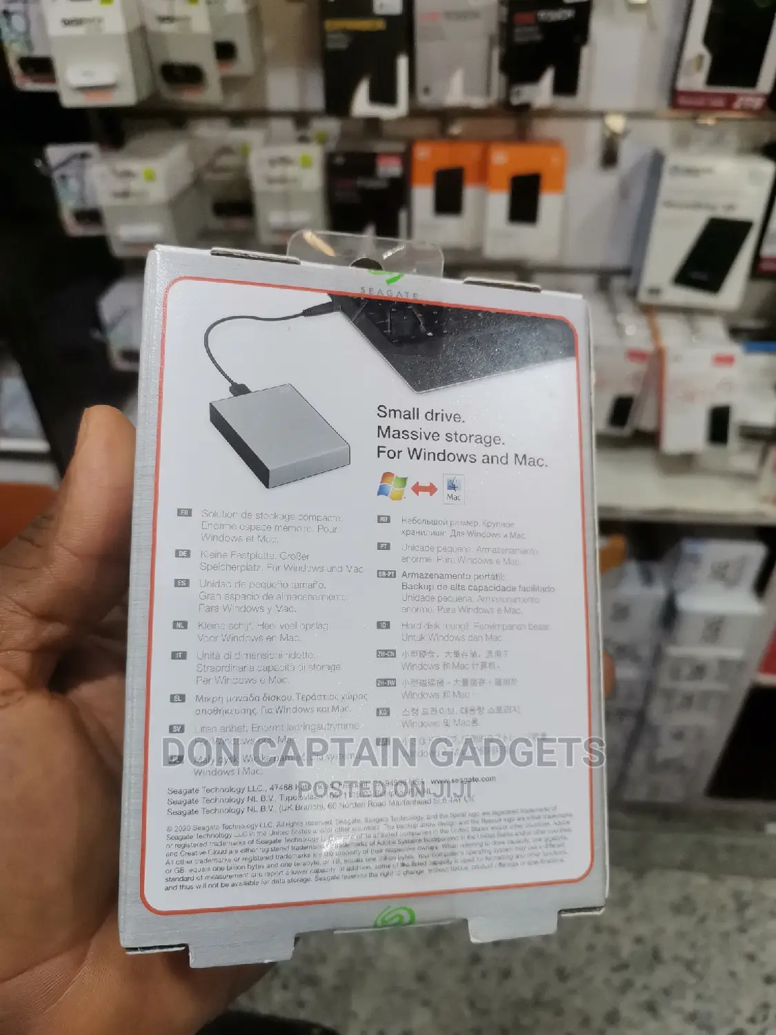5tb Seagate One Touch Hdd Portable Storage