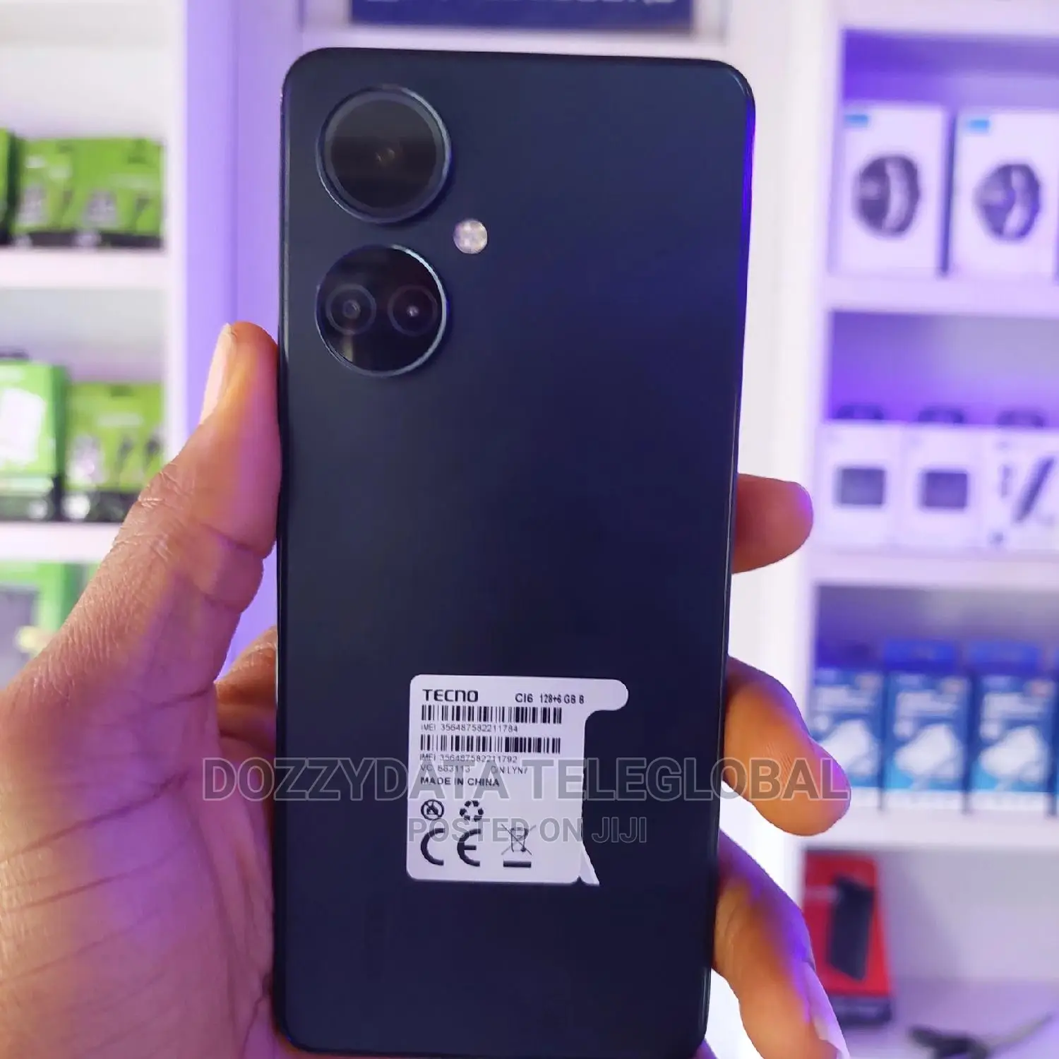 New Tecno Camon 19 128 GB Black