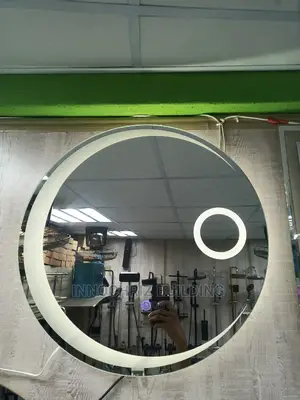 Half Moon LED Mirror