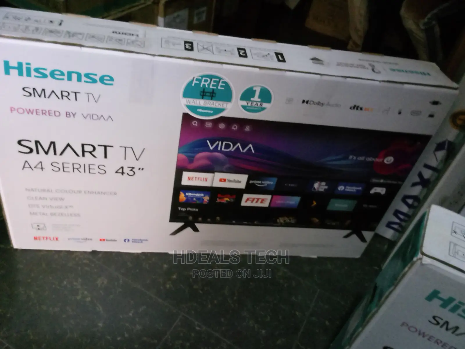 Quality Hisense 43" Android Smart TV, 43B5100H.