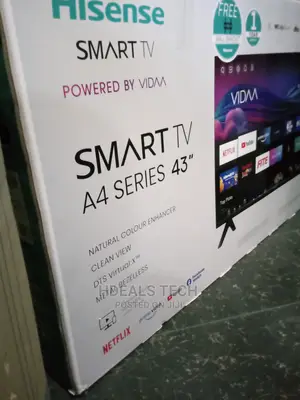 Brand New Hisense 43" Android Smart TV, 43B5100H.