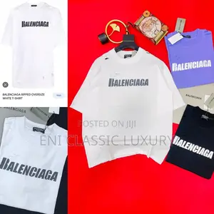 Original Balenciaga Round Neck Tops