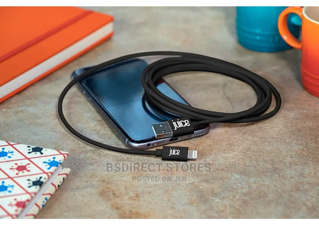 Juice Lightning, Charge and Sync Cable, 2m, Black