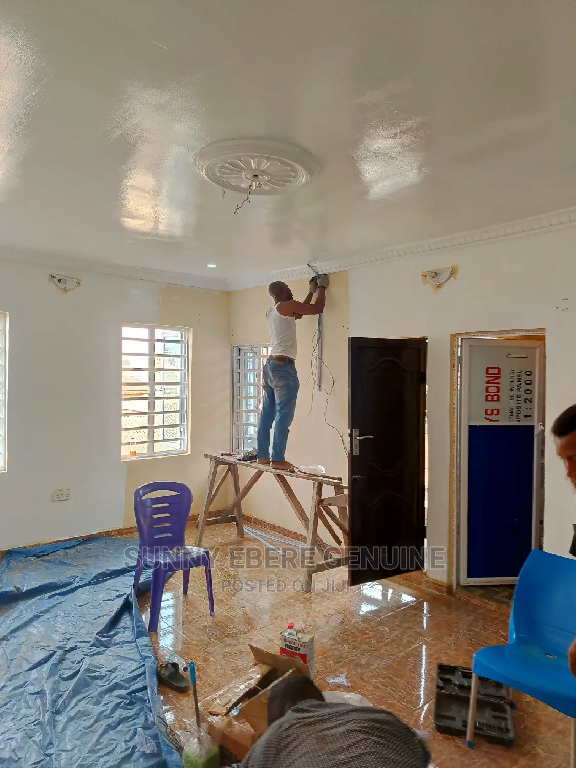 Satin White Paint, Polyurethane Paint 20l