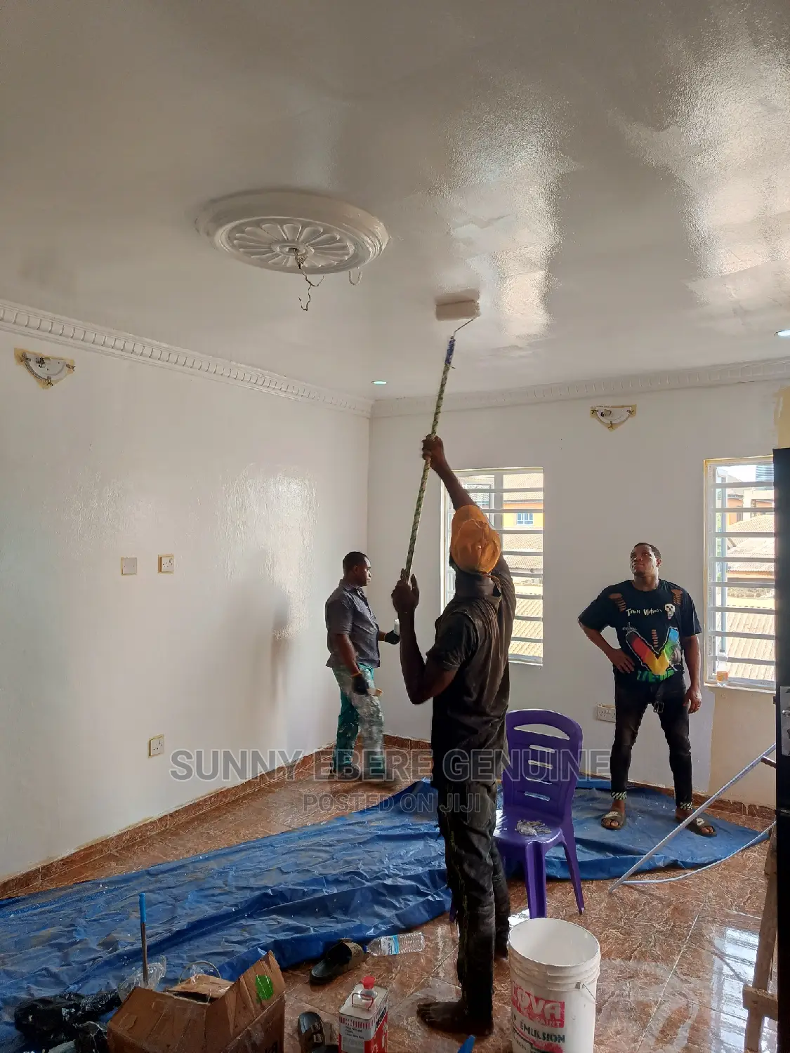 Satin White Paint, Polyurethane Paint 20l