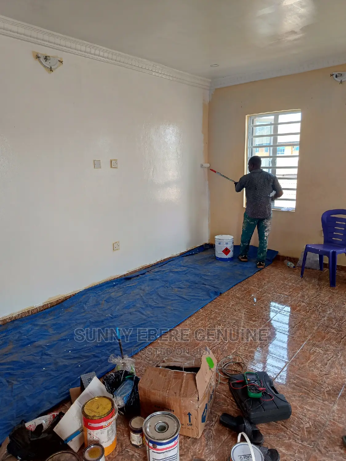 Satin White Paint, Polyurethane Paint 20l