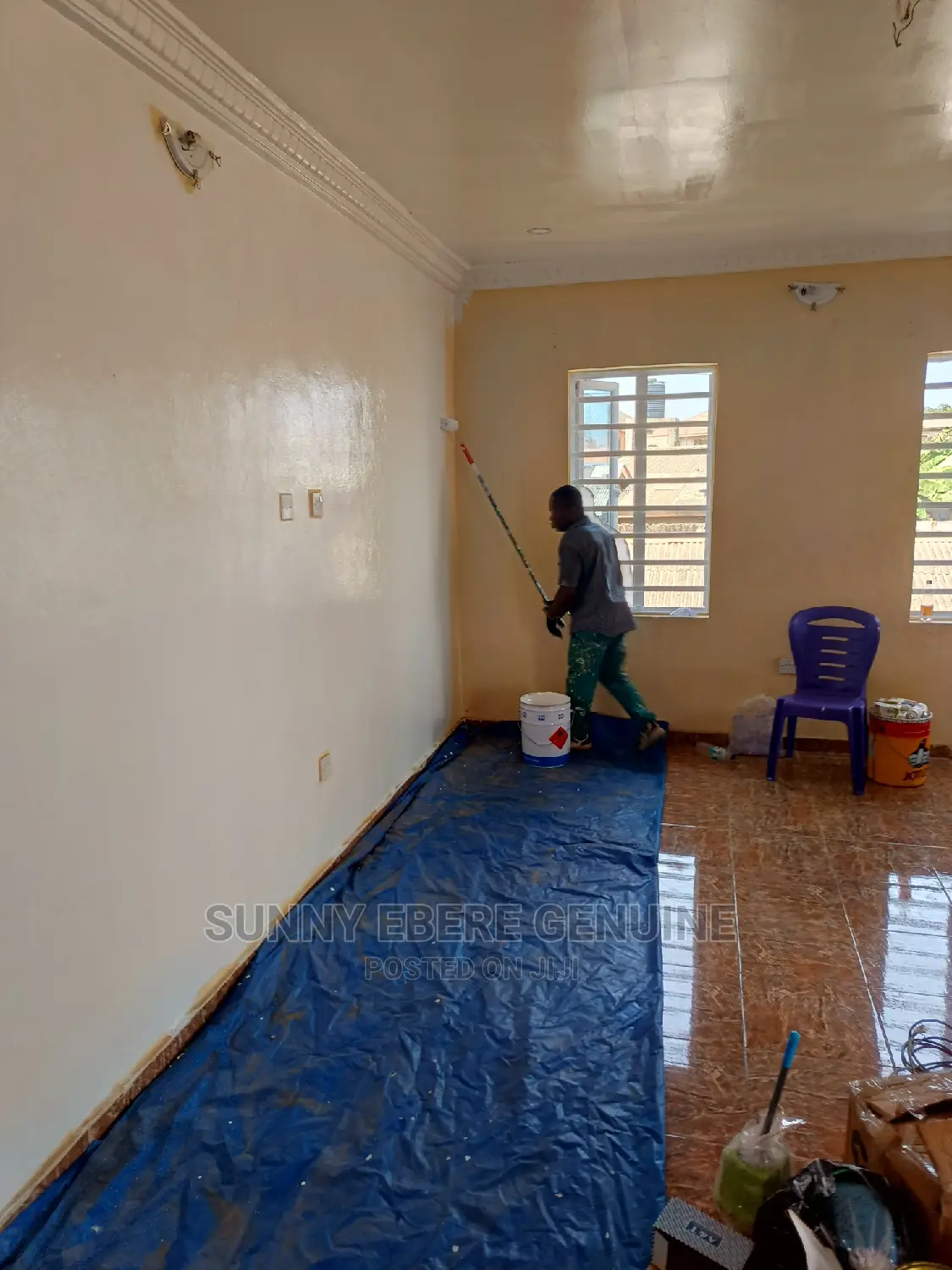 Satin White Paint, Polyurethane Paint 20l