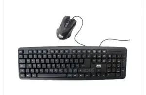 LMS Data Multimedia Wired USB Full Size Keyboard and Mouse