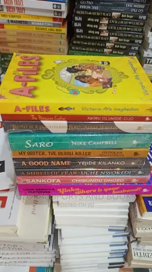 9,Collection of Nigerian Author Books,Saro,Afile,Sakonfa Etc