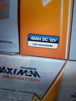 40ah 12v Maximum Power Solar Battery