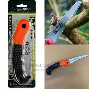 Burgon and Ball RHS Curved Folding Pruning Saw, 32 Cm Blade