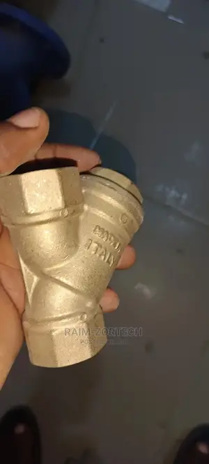 1" Brass Threaded Strainer for Oil, Water, Gas.