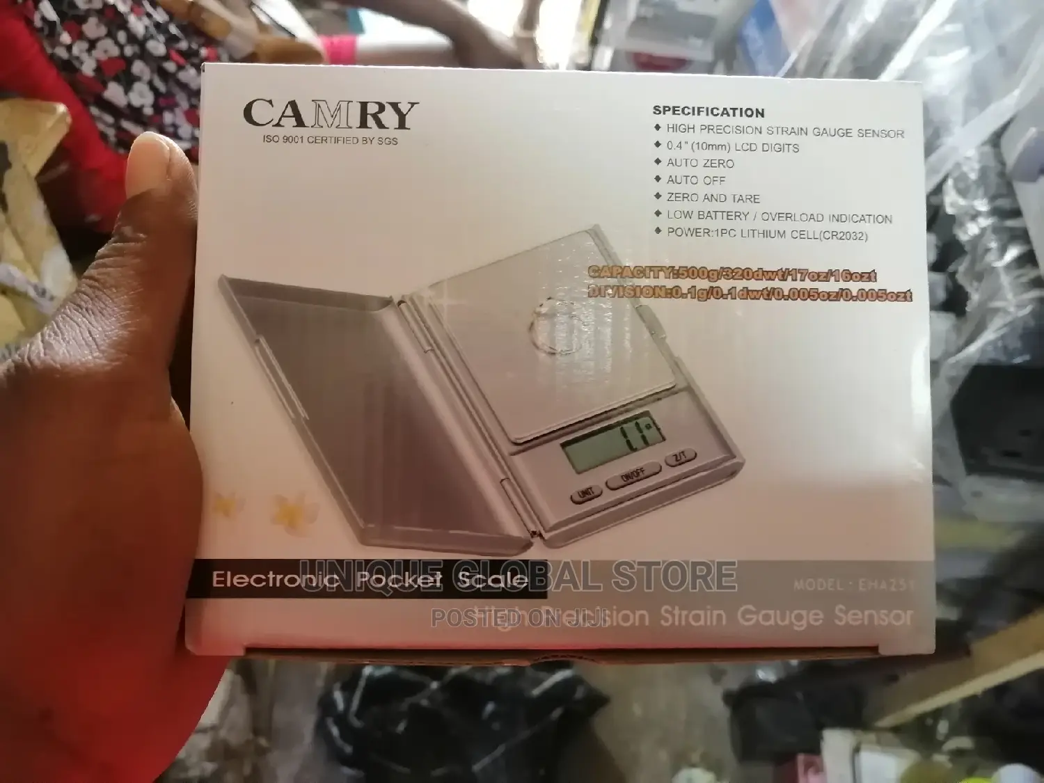 Camry Electronic Pocket Scale - 500g