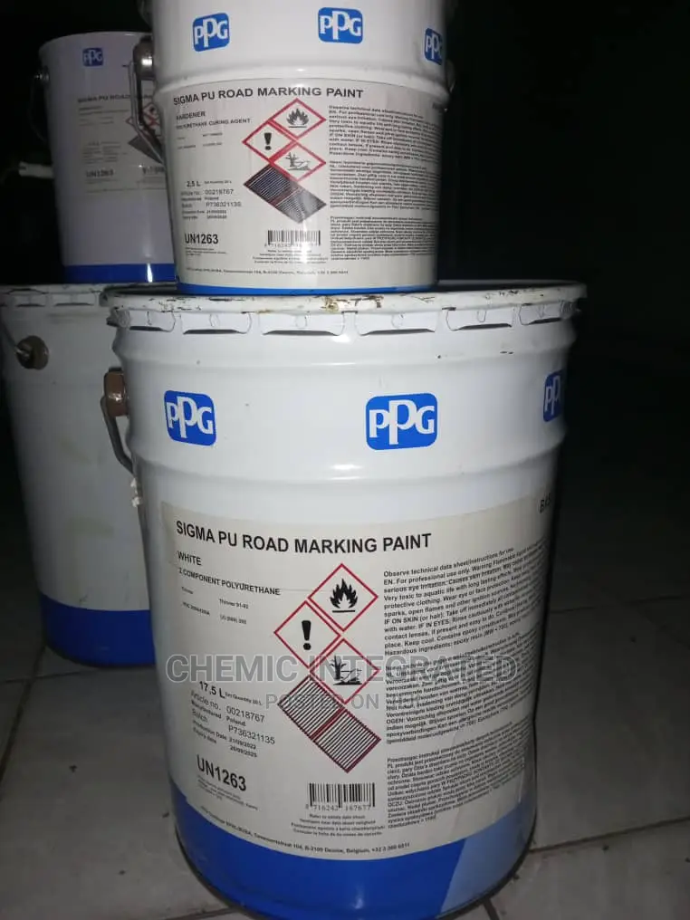 Two Component Polyurethane Epoxy Road Marking Paint in Apapa Building Materials, Chemic