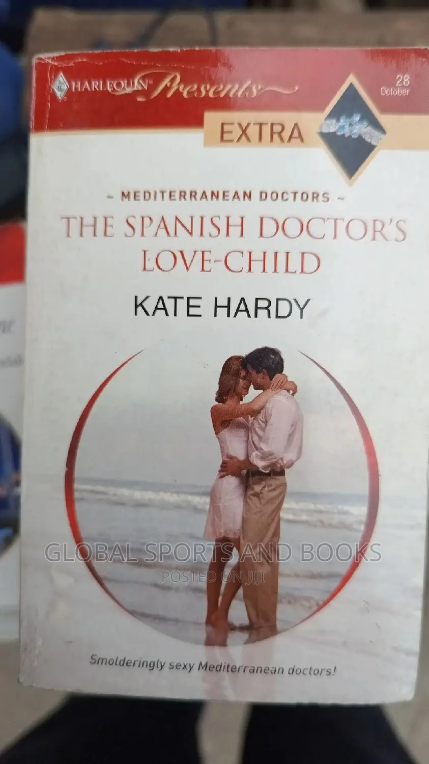 Harlequin Present White and Red