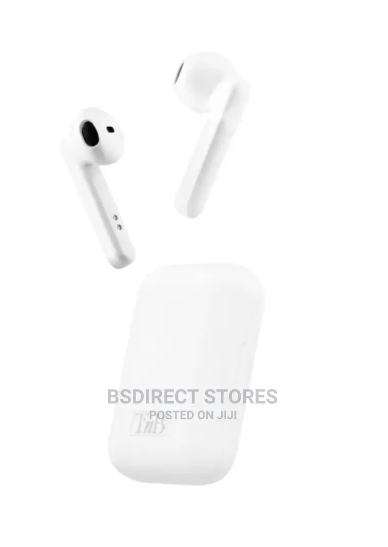 Shiny Earphones Bluetooth Touch Control - White/ Blue/ Red