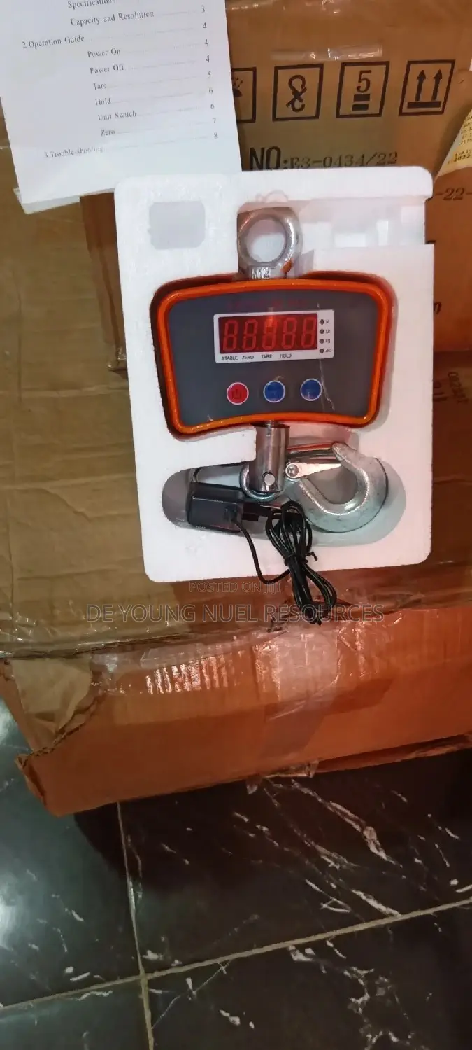 Heavy Duty Crane Digital Scale 500kg