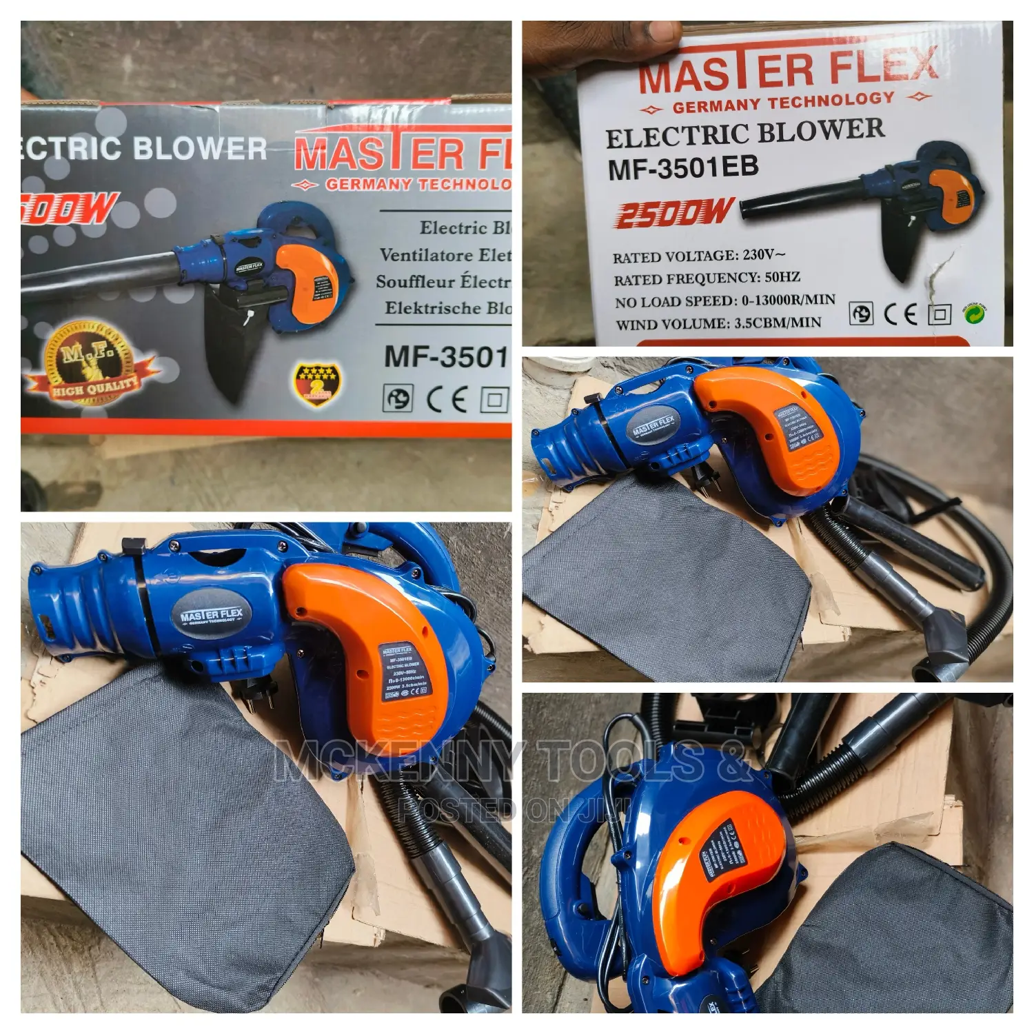 Master Flex Heavy Duty Blower Machine 2500w