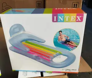 King Kool Lounge Swimming Pool Floater With Back Rest