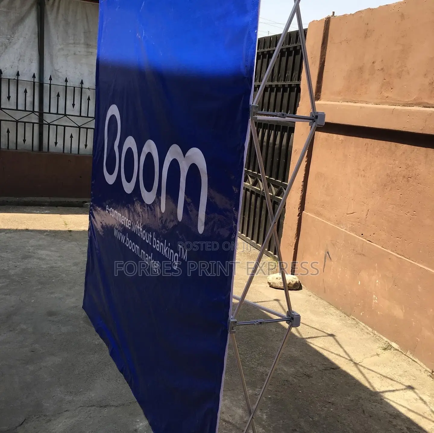 Backdrop Pop Up Stand With Printing