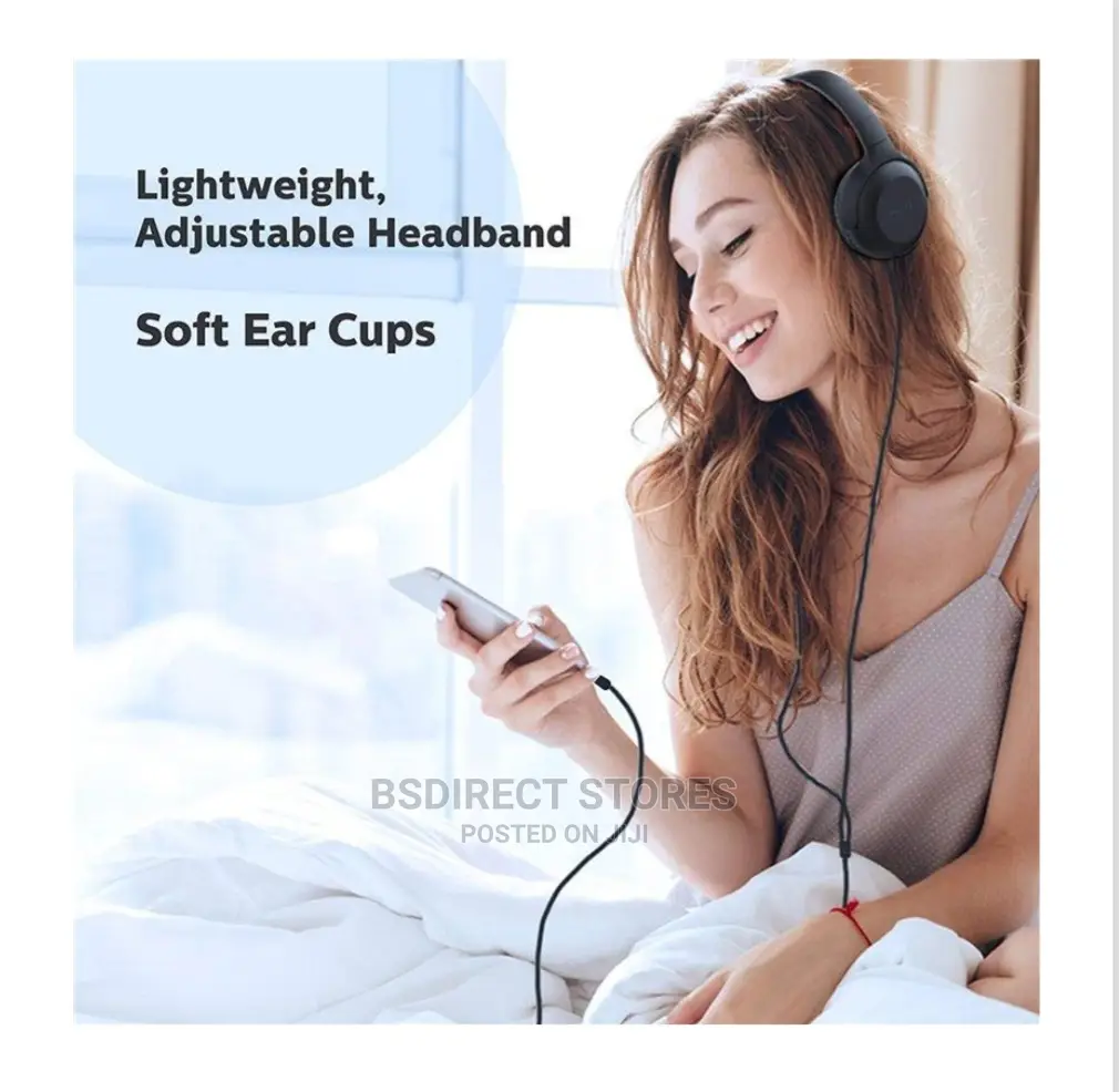 Philips Wired Headphones Lightweight. Mic Echo Cancellation