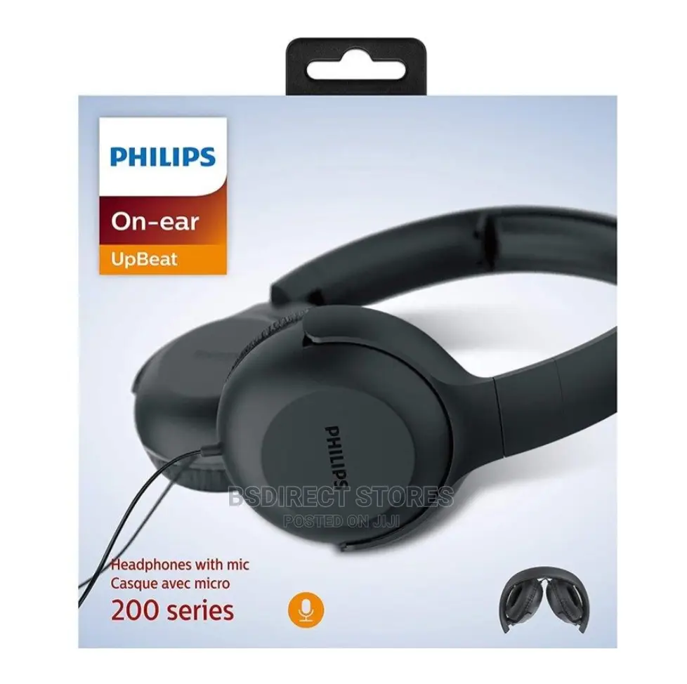 Philips Wired Headphones Lightweight. Mic Echo Cancellation