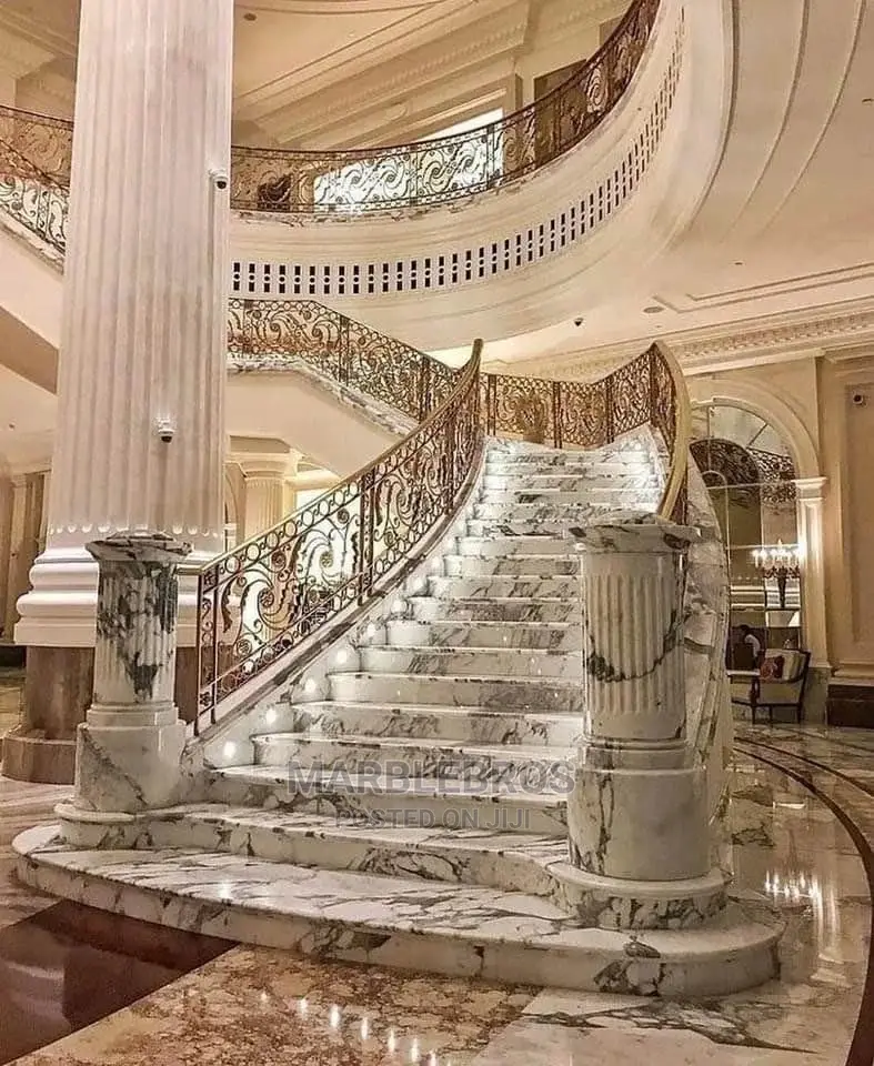 Marble Staircase Finishing MB