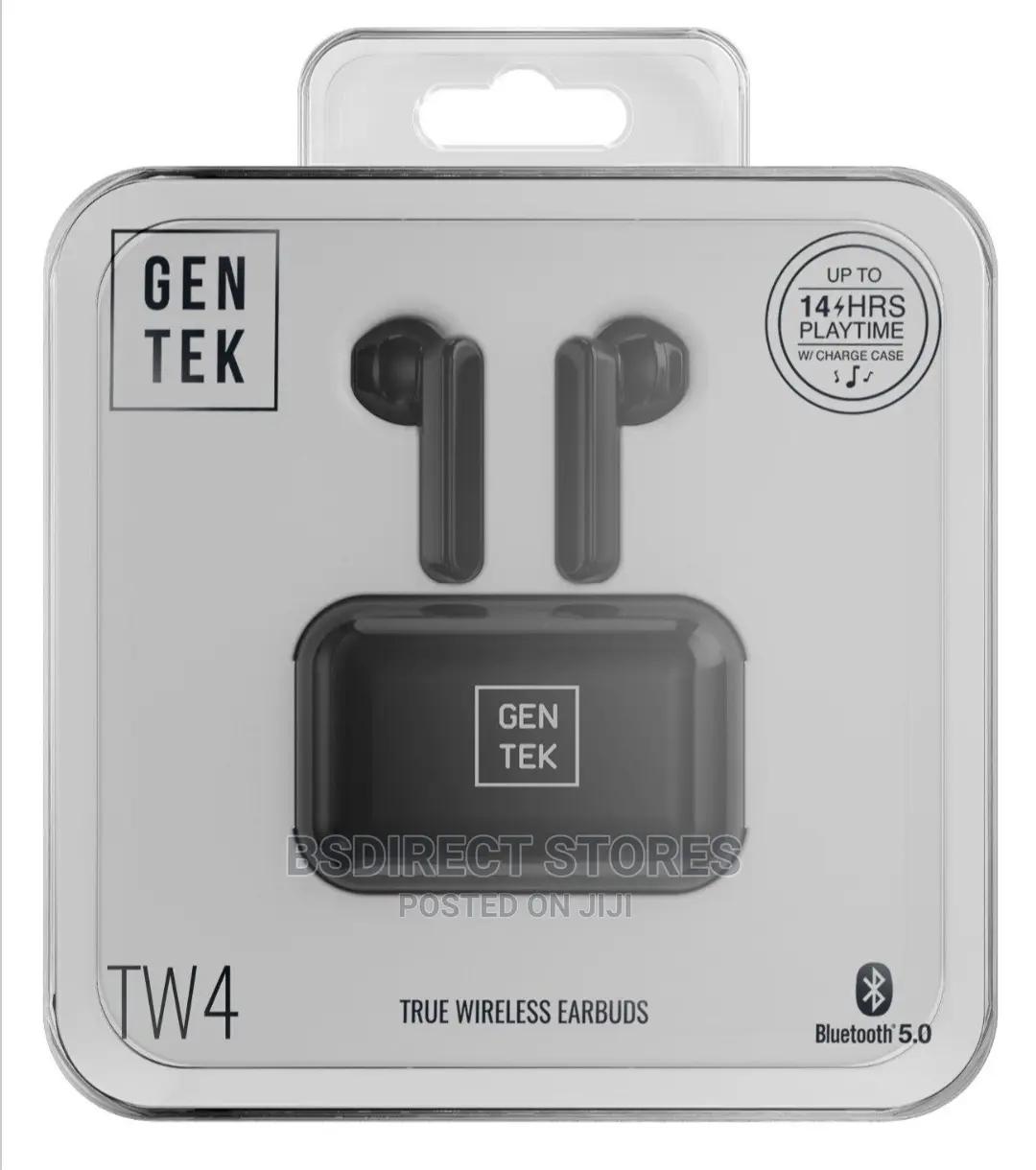 Gentek TW4 True Wireless Earbuds Bluetooth 5.0 Charging Case