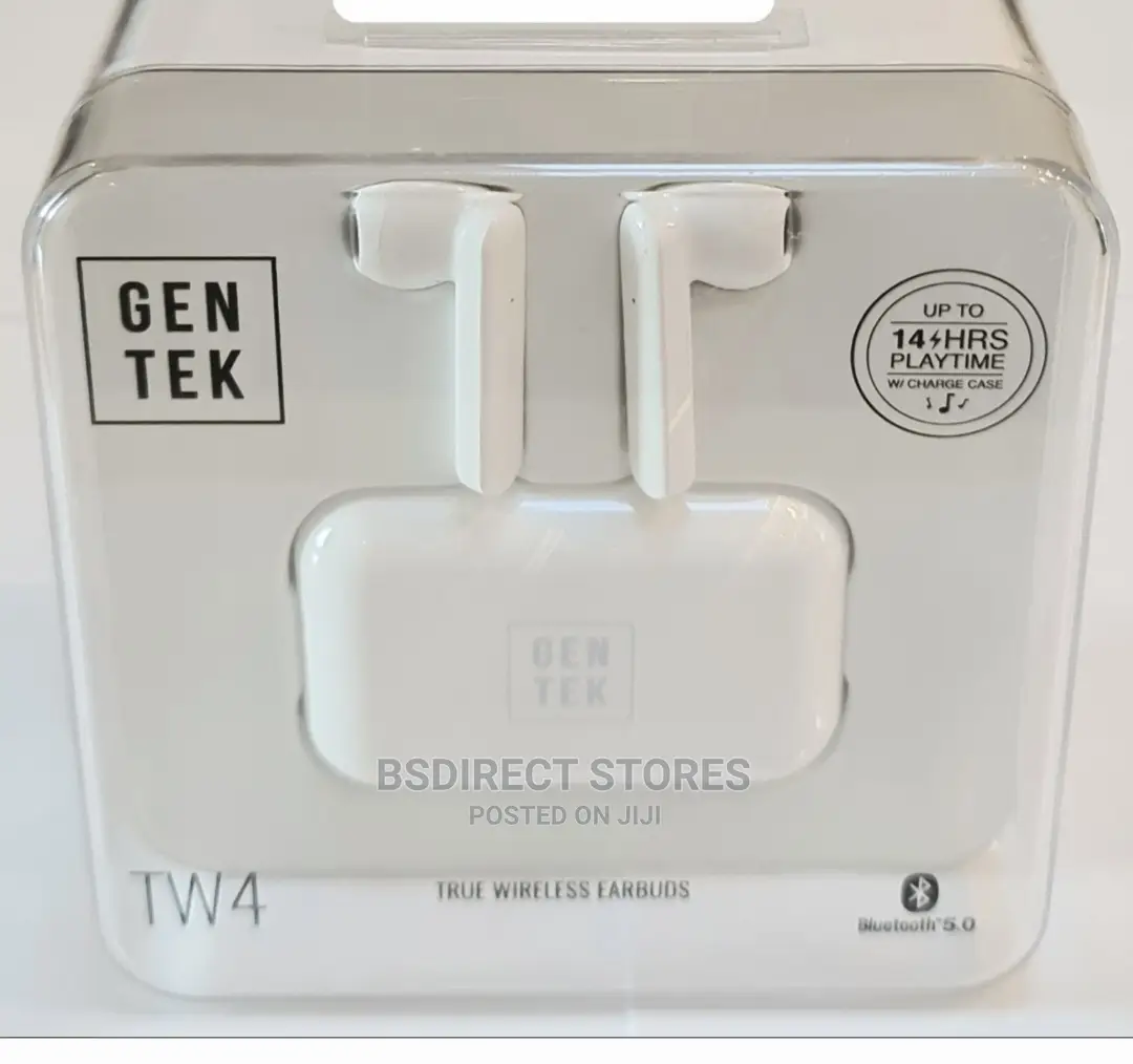 Gentek TW4 True Wireless Earbuds Bluetooth 5.0 Charging Case