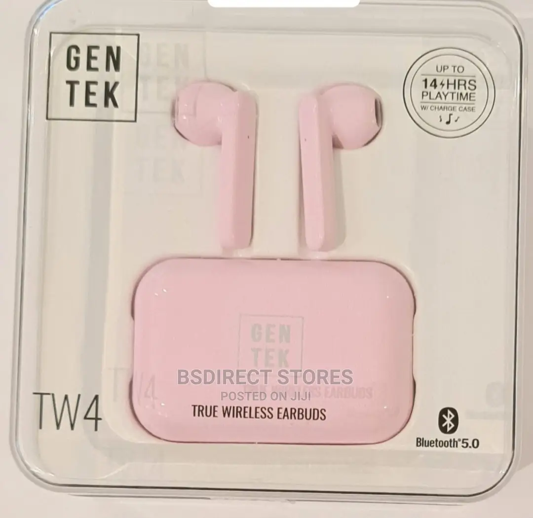 Gentek TW4 True Wireless Earbuds Bluetooth 5.0 Charging Case