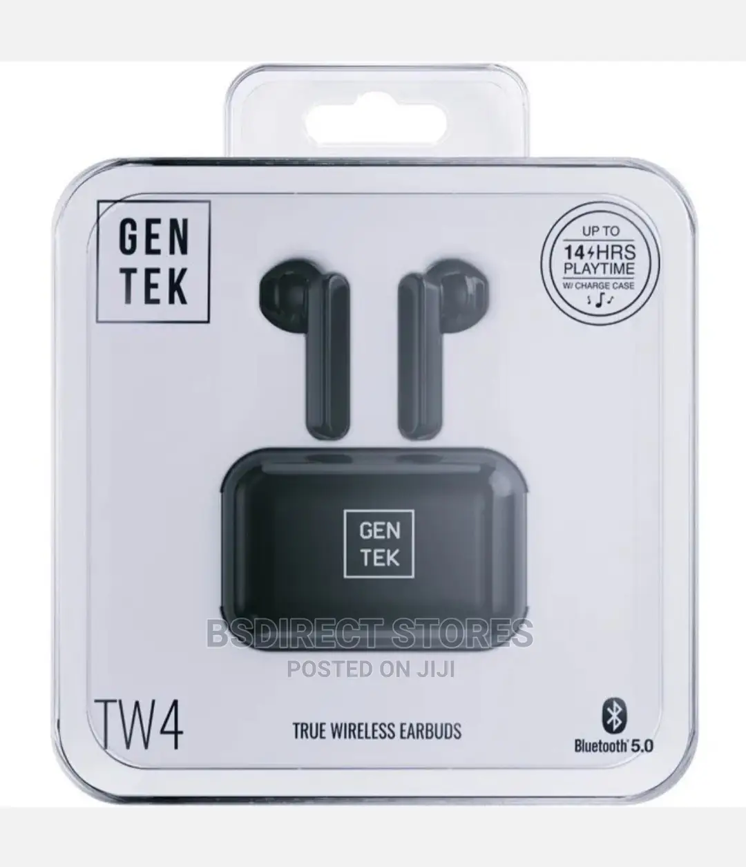 Gentek TW4 True Wireless Earbuds Bluetooth 5.0 Charging Case