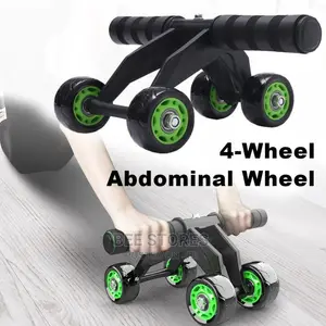 4 Wheel Roller ABS Wheel/Wheel Abdominal Exercise Roller