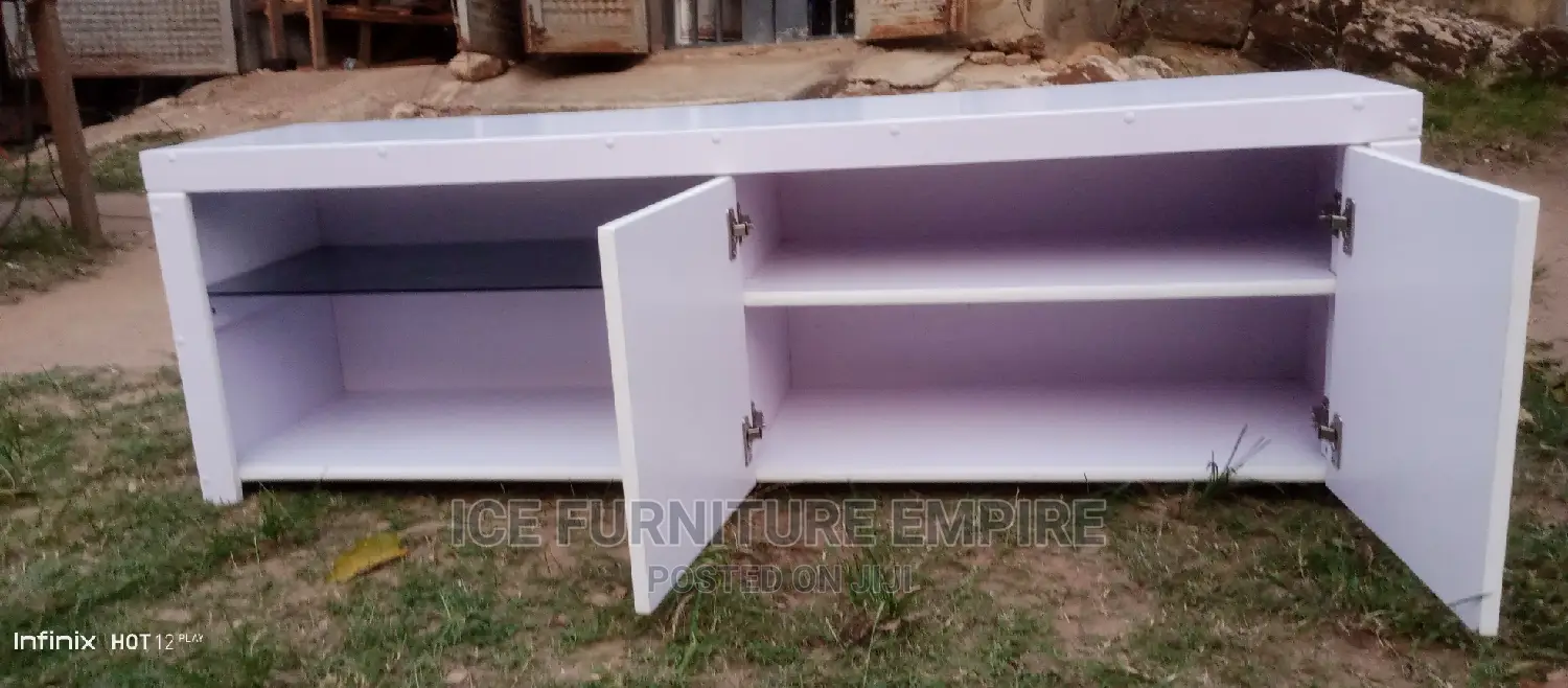 White Television Stand