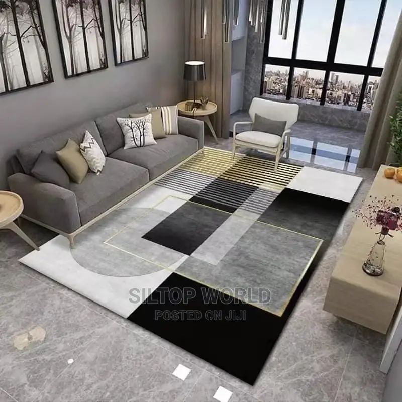 Quality 5 X 7 Living Room Designed Super Soft 3d Center Rug.