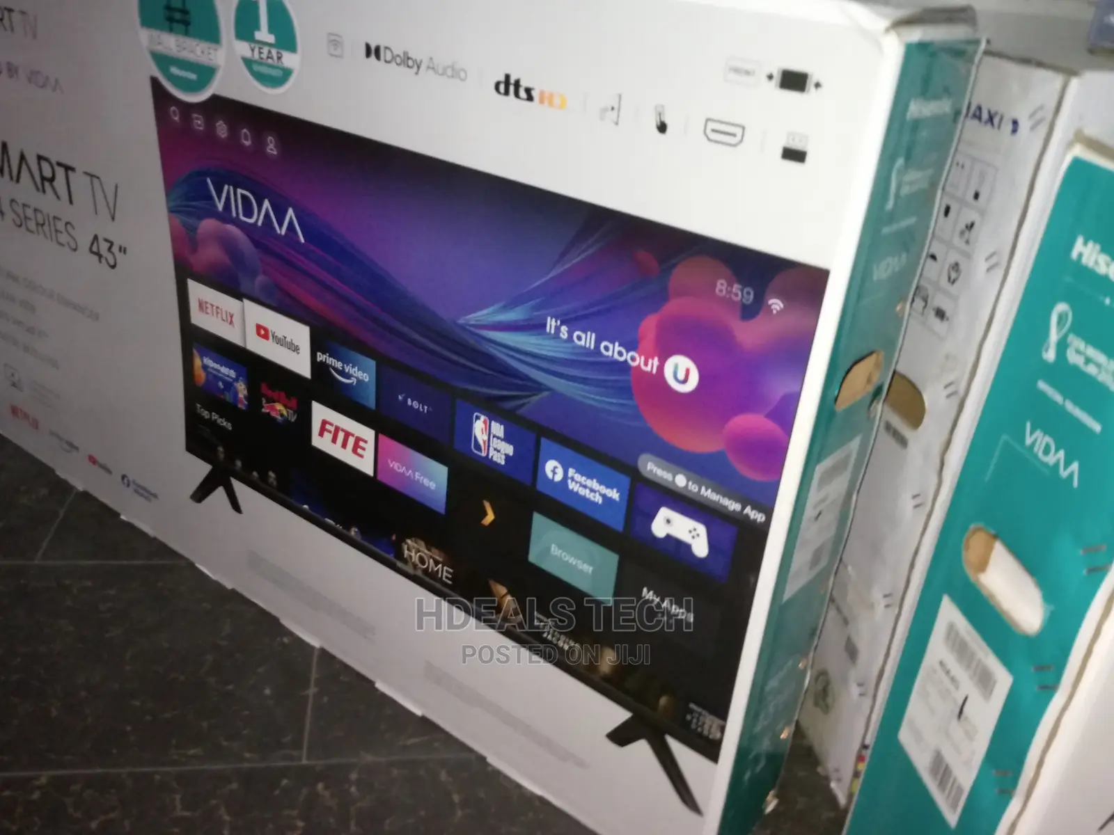 New 43" Hisense Smart TV, 43B5100H.