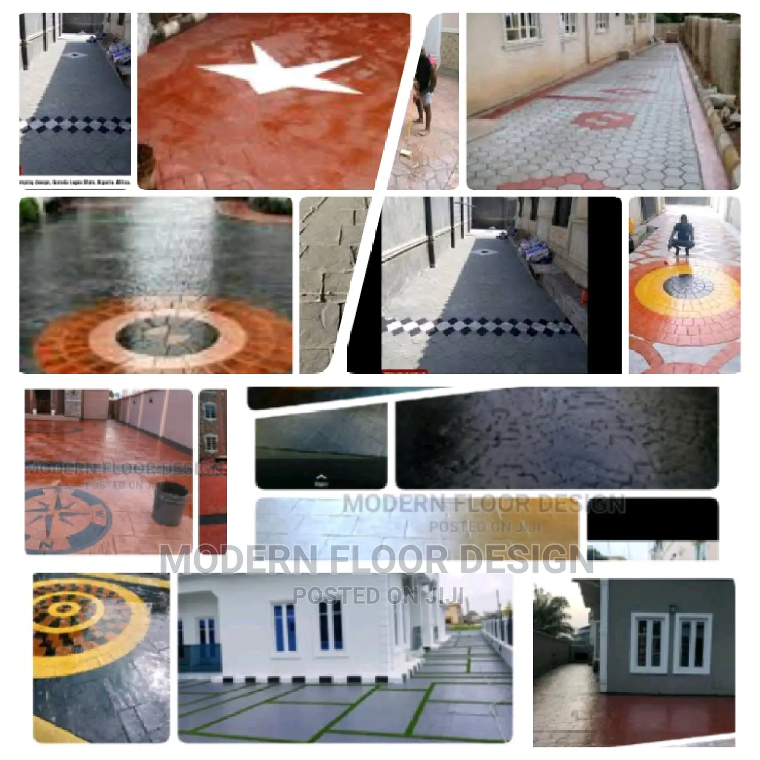 Renovation Modern Stamps Floor