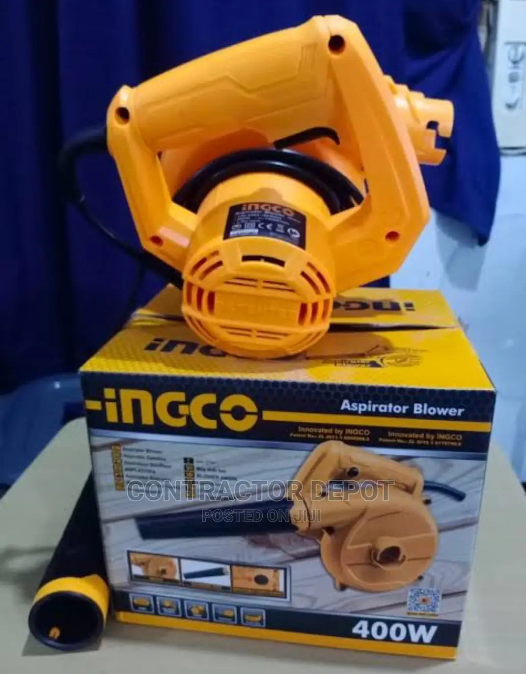 INGCO 400W Blower With 2-in-1 Function Blowing and Vacuuming