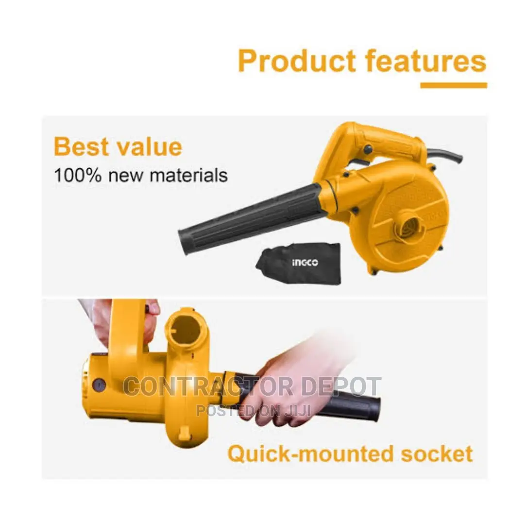 INGCO 400W Blower With 2-in-1 Function Blowing and Vacuuming